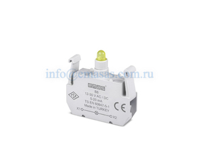 Блок подсветки с желтым светодиодом 12-30V AC/DC, B8 - EMAS 