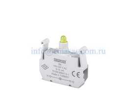 Блок подсветки с желтым светодиодом 100-230V AC, BS - EMAS 