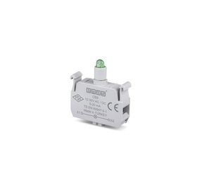 Блок подсветки с зеленым светодиодом 12-30V AC/DC, CB9 - EMAS 