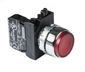Кнопка выступающая красная (1НО), CM100HK - EMAS 
