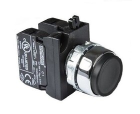 Кнопка выступающая черная (2НО), CM101HH - EMAS 