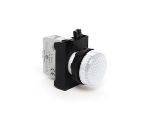 Светосигнальная арматура белая 220V DC, CP0N0XB - EMAS 
