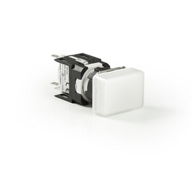 Светосигнальная арматура белая 12-24V AC/DC, D050DXB - EMAS 