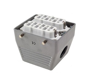 Розетка 12 полюсов, боковой кабельный ввод EBM612PU10 - EMAS 