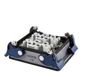 Розетка 2*((4x80A)+(2x16A)), монтаж на панель с фиксатором EBM812PM44 - EMAS 
