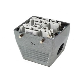 Розетка 2*((4x80A)+(2x16A)), боковой кабельный ввод EBM812PU10 - EMAS 