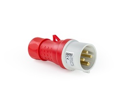 Вилка кабельная 4x16A (3P+E), ECE416V5FU - EMAS 