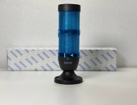 Сигнальная колонна IP65, 50 мм, LED FLASH 220V AC, цвет синий двойной, IK52MMF220XM02E - EMAS 