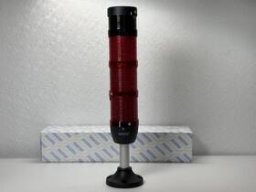 Сигнальная колонна IP40, 50 мм, LED FLASH 24V AC/DC, зуммер,цвет красный тройной, IK53KKKF024ZM03 - EMAS 