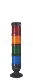 Сигнальная колонна 50 мм, LED 24V AC/DC, IP65, IK54L024XM02E - EMAS 