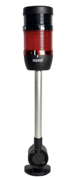 Сигнальная колонна 70 мм, LED 24V AC/DC, зуммер, IP40, IK71L024ZD24 - EMAS 