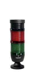 Сигнальная колонна 70 мм, LED 24V AC/DC, зуммер, IP40, IK72L024ZM02 - EMAS 
