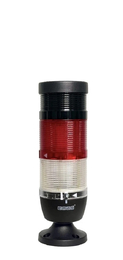 Сигнальная колонна 70 мм, LED FLESH 24V AC/DC, зуммер, IP40, IK72KBF024ZM02 - EMAS 