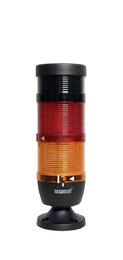 Сигнальная колонна 70 мм, LED FLESH 24V AC/DC, зуммер, IP40, IK72KSF024ZM02 - EMAS 