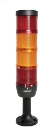 Сигнальная колонна 70 мм, LED 220V AC, IP65, IK74KSSKL220XM01E - EMAS 