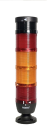 Сигнальная колонна 70 мм, LED FLESH 24V AC/DC, зуммер, IP40, IK74KSSKF024ZM02 - EMAS 