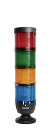 Сигнальная колонна 70 мм, LED FLESH 24V AC/DC, IP65, IK74F024XM02E - EMAS 