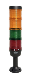 Сигнальная колонна 70 мм, LED FLESH 24V AC/DC, IP65, IK74SSYKF024XM01E - EMAS 