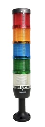 Сигнальная колонна 70 мм, LED FLESH 220V AC, IP40, IK75F220XM01E - EMAS 