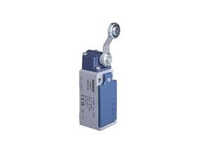 Выключатель концевой синхронного переключения угловой 2-х направленный с металлической консолью и металлическим роликом Ф18мм (1НО+2НЗ), L51K25MEM125 - EMAS 