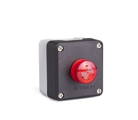 Пост 1-но кнопочный IP50, с зуммером 24V AC/DC (1НО+1НЗ), P1164 - EMAS 