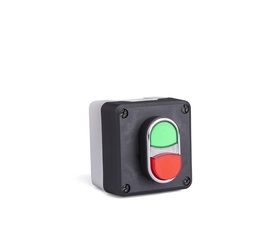 Пост 1-но кнопочный IP50, с подстветкой 12-30V AC/DC , (1НО+1НЗ), P1C374K21 - EMAS 