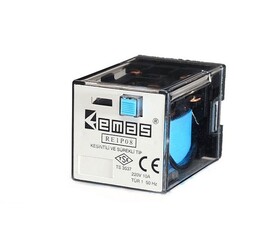 Промышленное реле 8-контактное 24V DС, RE1P08DC024 - EMAS 