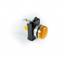 Светосигнальная арматура желтая 220V DC, CM0R0XS - EMAS 