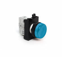 Светосигнальная арматура синяя 12-30V AC/DC, CP070XM - EMAS 