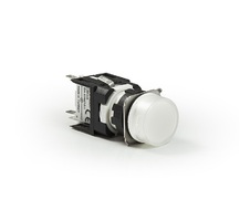 Светосигнальная арматура белая 12-24V AC/DC, D050YXB - EMAS 