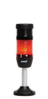 Сигнальная колонна IP65, 50 мм, LED 24V AC/DC, зуммер, цвет красный, IK51L024ZM03 - EMAS 