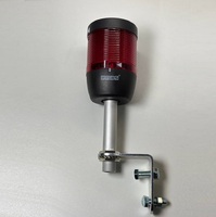 Сигнальная колонна IP40, 70 мм, LED FLASH 220V AC, цвет красный, IK71F220XD01 - EMAS 