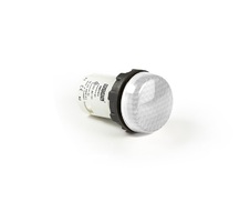 Светосигнальная арматура белая 12V AC/DC, MBSP012B - EMAS 