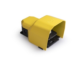 Одиночная педаль (2 скорости) с защитным кожухом 2x(1НО+1НЗ), PDKS11GX20 - EMAS 