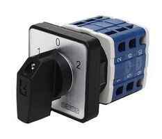 Трехполюсный переключатель управления трёхфазным двухтактным двигателем (1-0-2) - EMAS 