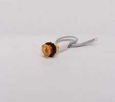 Светосигнальная арматура 12V AC/DC, желтая S100LS1 - EMAS 