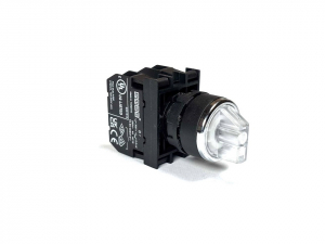 Переключатель 0-1 с фиксацией белый (2НО), B101SL20B - EMAS 