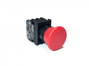 Кнопка аварийная "Грибок" с фиксацией (3НО), B111E - EMAS 