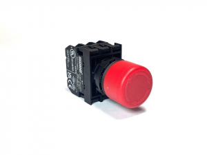 Кнопка аварийная "Грибок" с фиксацией (3НО), B111E30 - EMAS 