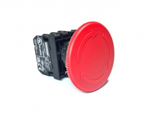 Кнопка аварийная "Грибок" с фиксацией (1НО+2НЗ), B122E60 - EMAS 