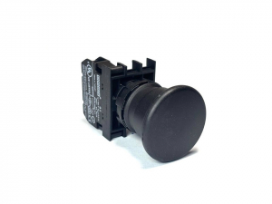 Кнопка аварийная "Грибок" без фиксации черная (1Н3), B200MH - EMAS 