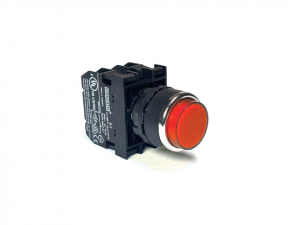 Кнопка выступающая, красная (2НЗ), B202HК - EMAS 