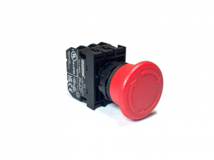 Кнопка аварийная "Грибок" с фиксацией (3НЗ), B222E - EMAS 