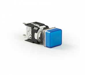 Светосигнальная арматура синяя 12-24V AC/DC, D070KXM - EMAS 