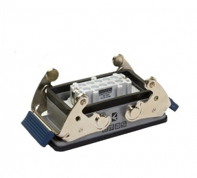 Розетка 10 полюсов, монтаж на панель с фиксатором EBM10PM47 - EMAS 