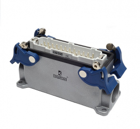 Вилка 24 полюса, монтаж на панель с фиксатором EBM24FD14 - EMAS 