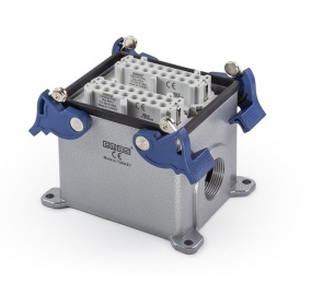 Розетка 32 полюса, монтаж на панель с фиксатором EBM32PD24 - EMAS 