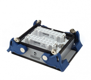 Розетка 32 полюсов, монтаж на панель с фиксатором EBM32PM44 - EMAS 