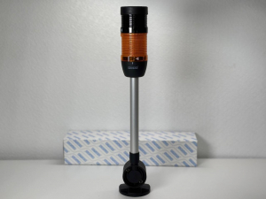 Сигнальная колонна IP40, 50 мм, LED FLASH 220V AC, зуммер, цвет желтый, IK51SF220ZD24 - EMAS 