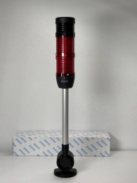 Сигнальная колонна IP40, 50 мм, LED 24V AC/DC, зуммер, цвет красный двойной, IK52KKL024ZD24 - EMAS 